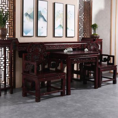中八桌子多高?明式家具中堂图片-图3 中八桌子多高?明式家具中堂图片-图3