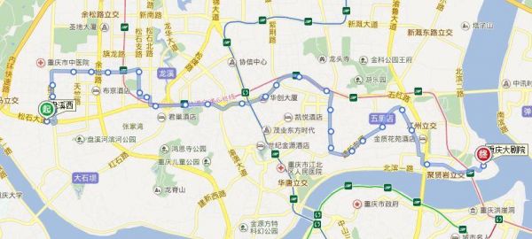 重庆61路公交路线？鑫强家具