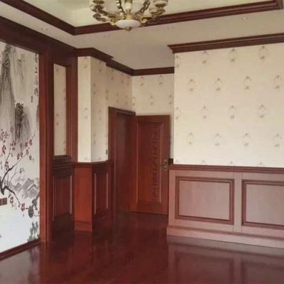原木墙裙安装方法？木线条怎么做护墙板