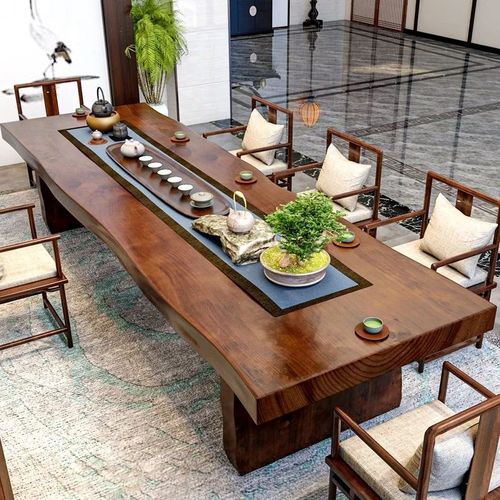 大板茶桌变形了怎么办?变形组合家具-图1 大板茶桌变形了怎么办?变形组合家具-图1