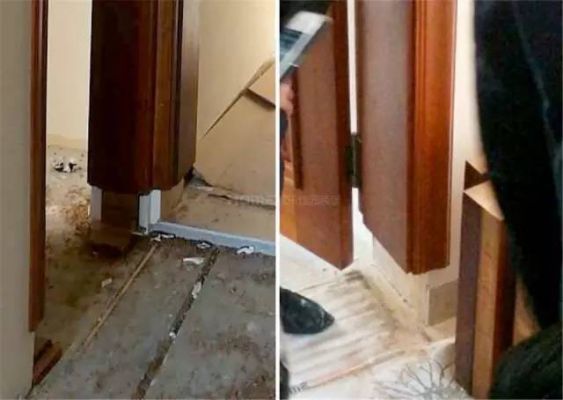 门框与地面缝隙有10公分怎么处理?门套和地面间隙怎么办-图2 门框与地面缝隙有10公分怎么处理?门套和地面间隙怎么办-图2
