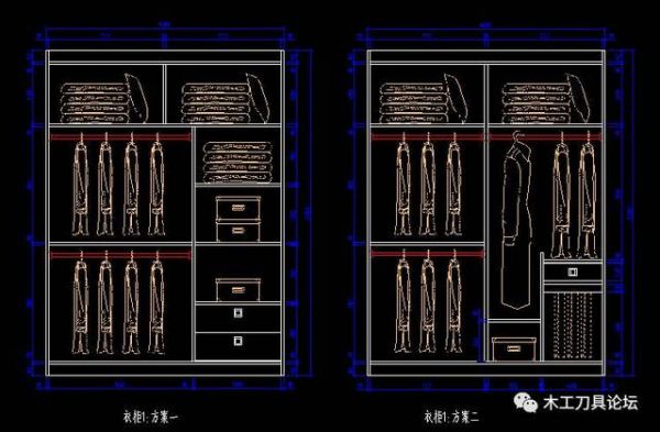 cad衣柜制图初学入门？宝宝学画家具