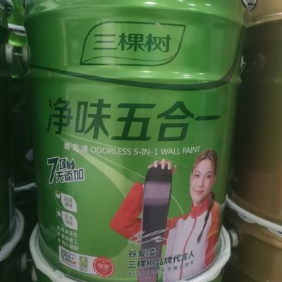 三棵树净味防霉墙面漆价格是多少？三棵树家具漆价格表