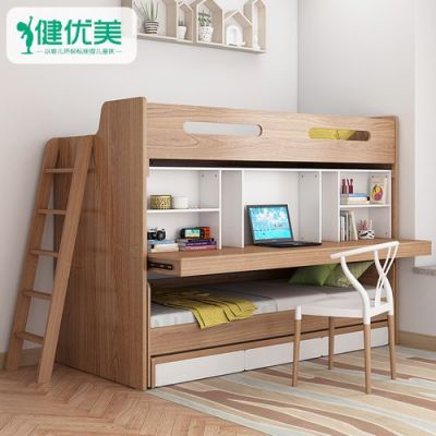南宁哪里有床和书桌组合的那种上下床卖？广州汉林家具