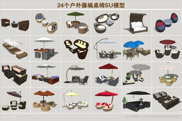 摆放在的户外选什么样家具好?户外家具平面素材-图1 摆放在的户外选什么样家具好?户外家具平面素材-图1