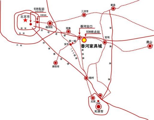去香河家具城坐多少路公交车？香河到家具城