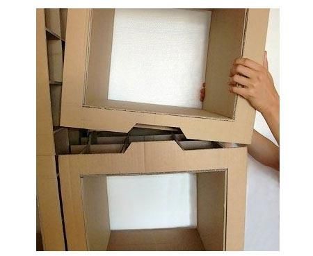 怎么做迷你书里的家具？用纸板做迷你家具教程