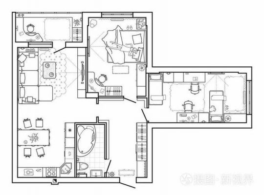 请问家具图纸要怎么看呢?家具俯视图素材-图3 请问家具图纸要怎么看呢?家具俯视图素材-图3