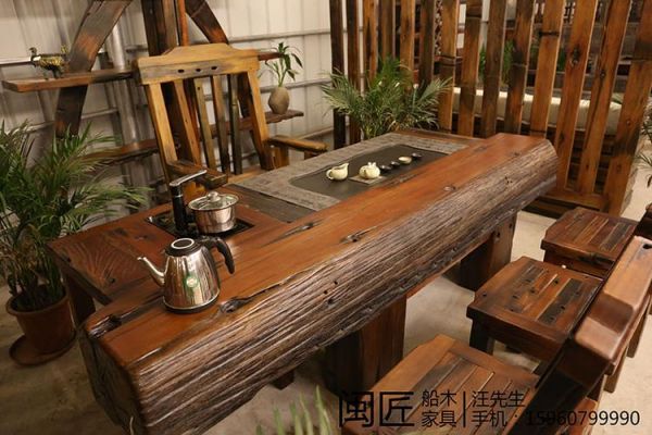 船木桌椅能放在户外暴晒淋雨吗？船木家具那有批发市场
