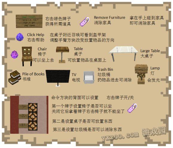我的世界智能家具怎么用？命令方块家具