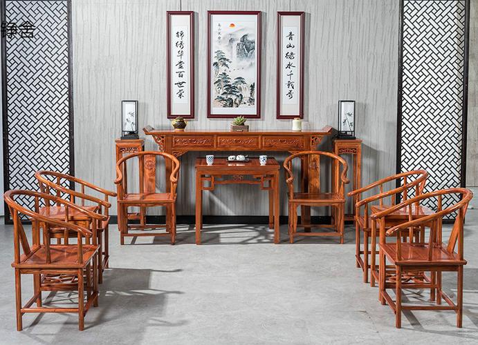 八仙桌配什么椅最好?中堂仿古家具-图2 八仙桌配什么椅最好?中堂仿古家具-图2